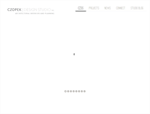 Tablet Screenshot of czopekdesignstudio.com